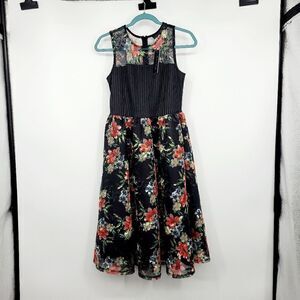 Gracia midi dress floral print ^